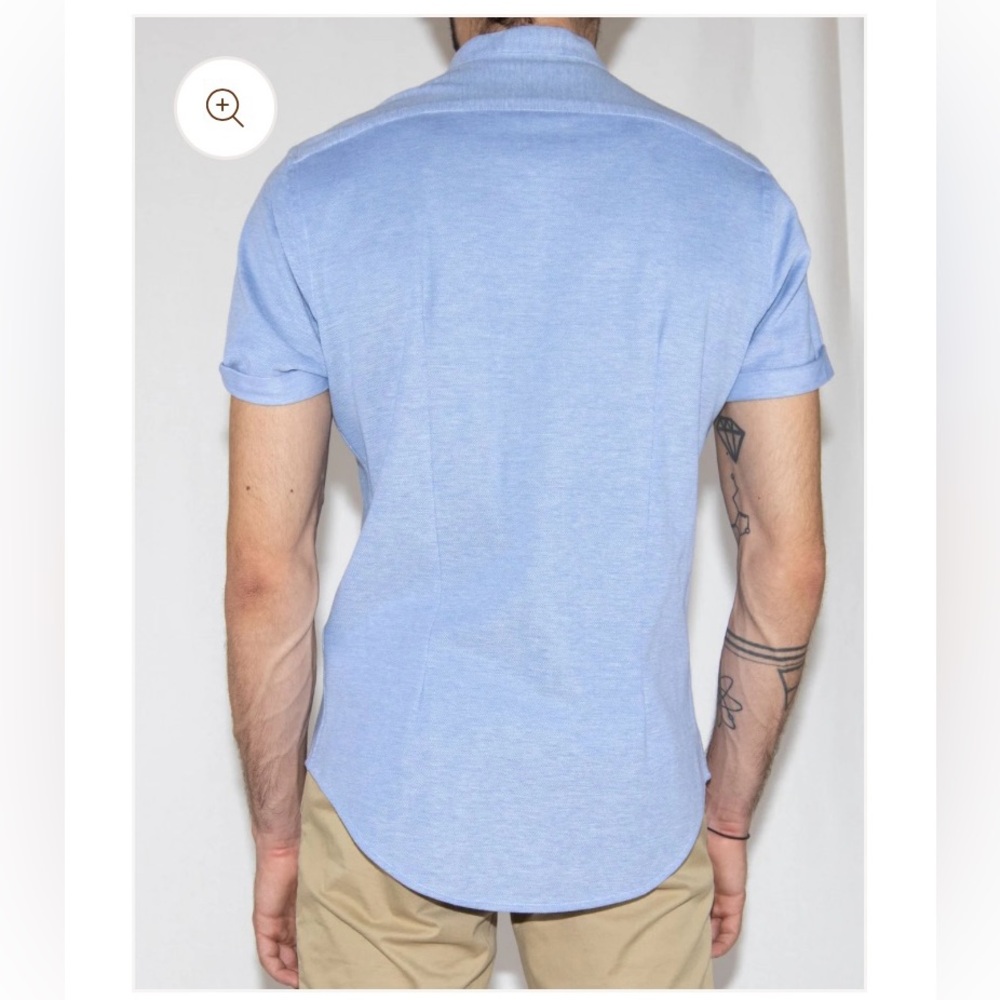 Zara Men's Light Blue Casual Shirt - Picture 6 of 6